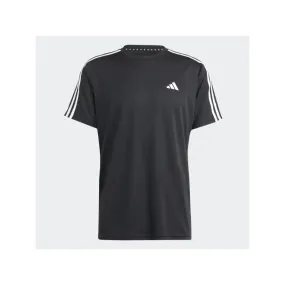 ADIDAS T-SHIRT UOMO TRAIN ESSENTIALS 3-STRIPES TESSUTO TECNICO COLORE NERO