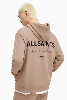 AllSaints - Felpa con cappuccio e sottoterra