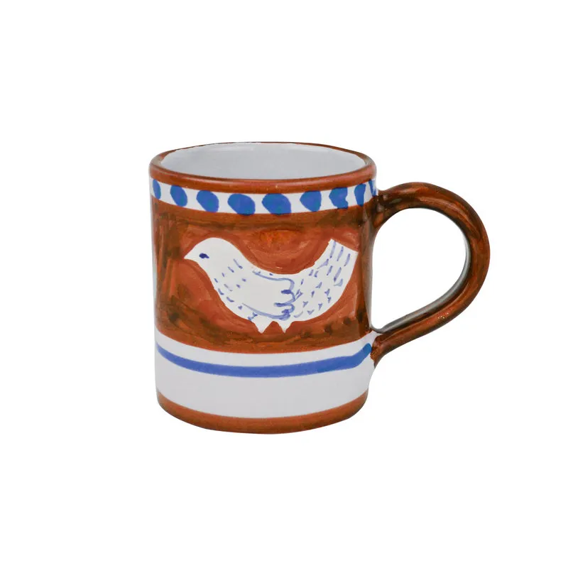 Arcucci Materia piuma arancio mug cilindrico 33 cl