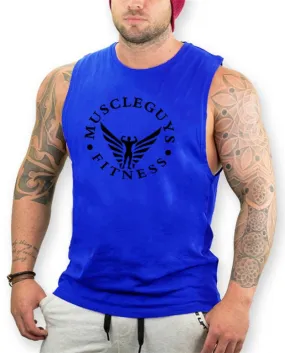 Canotta da bodybuilding in cotone di marca Canotta da uomo Canottiere da fitness Abbigliamento da palestra Maglia sportiva da uo