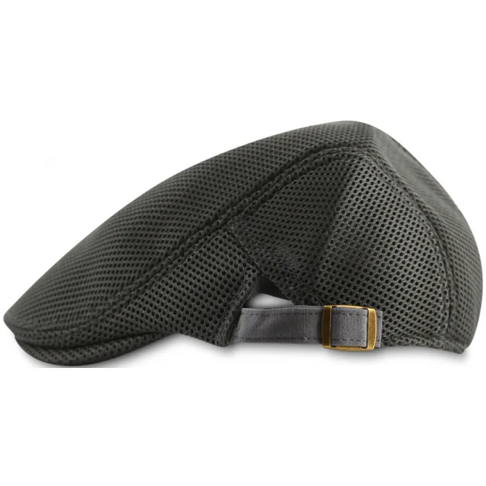 Cappello classico uomo traspirante grigio scuro