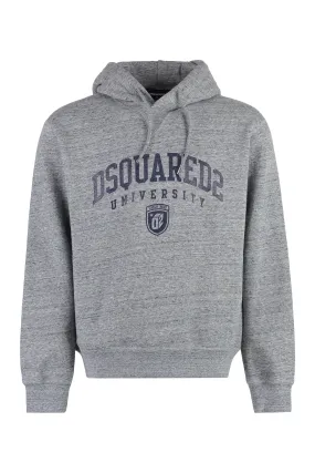 Dsquared2 Felpa con cappuccio e stampa logo