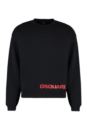 Dsquared2 Felpa in cotone con logo