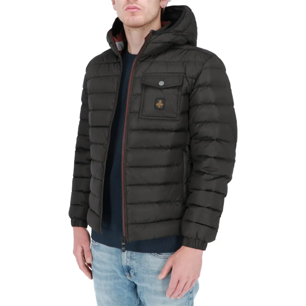 Giacca Refrigiwear Uomo Piuma Cappuccio Hunter Jacket MUSTANG