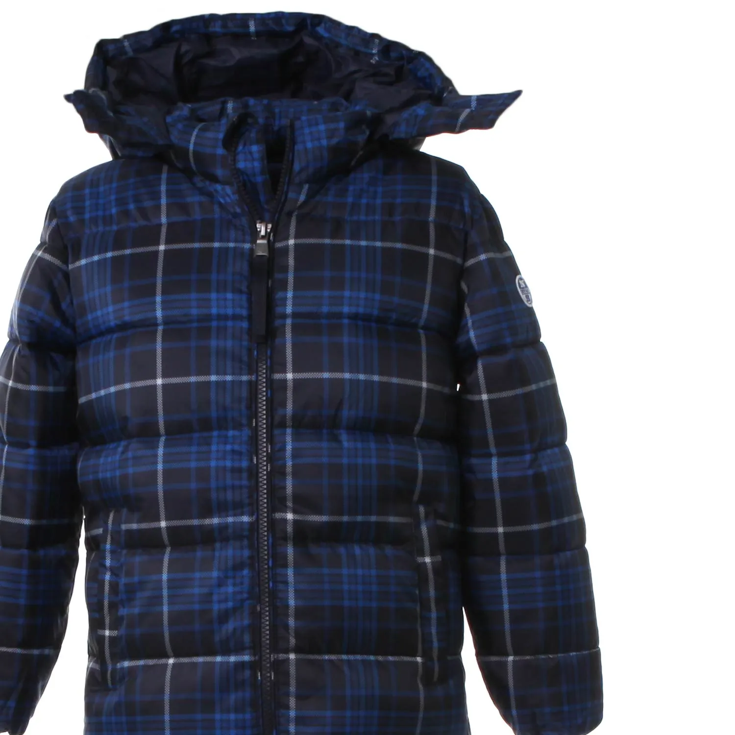 Giubbotto Bouvet Jkt Blu Check Bambino