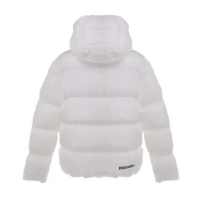 Giubbotto Unisex Bianco Con Dettagli Neri