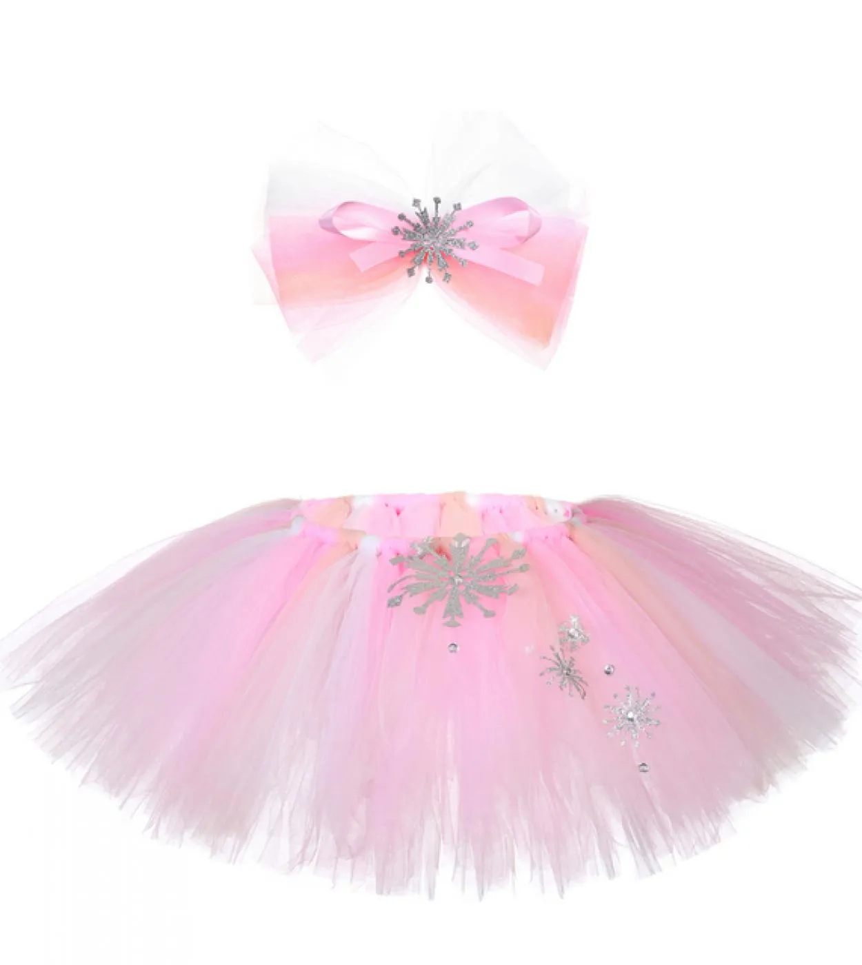 Gonna tutu Elsa per bambine Gonne principessa in tulle per bambini con corona Tutù bambina bambina Costume natalizio nascita