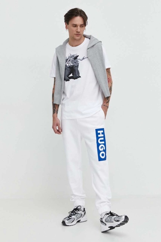 Hugo Blue pantaloni da jogging in cotone