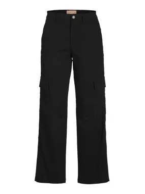 Jjxx pantaloni cargo in cotone stretch nero