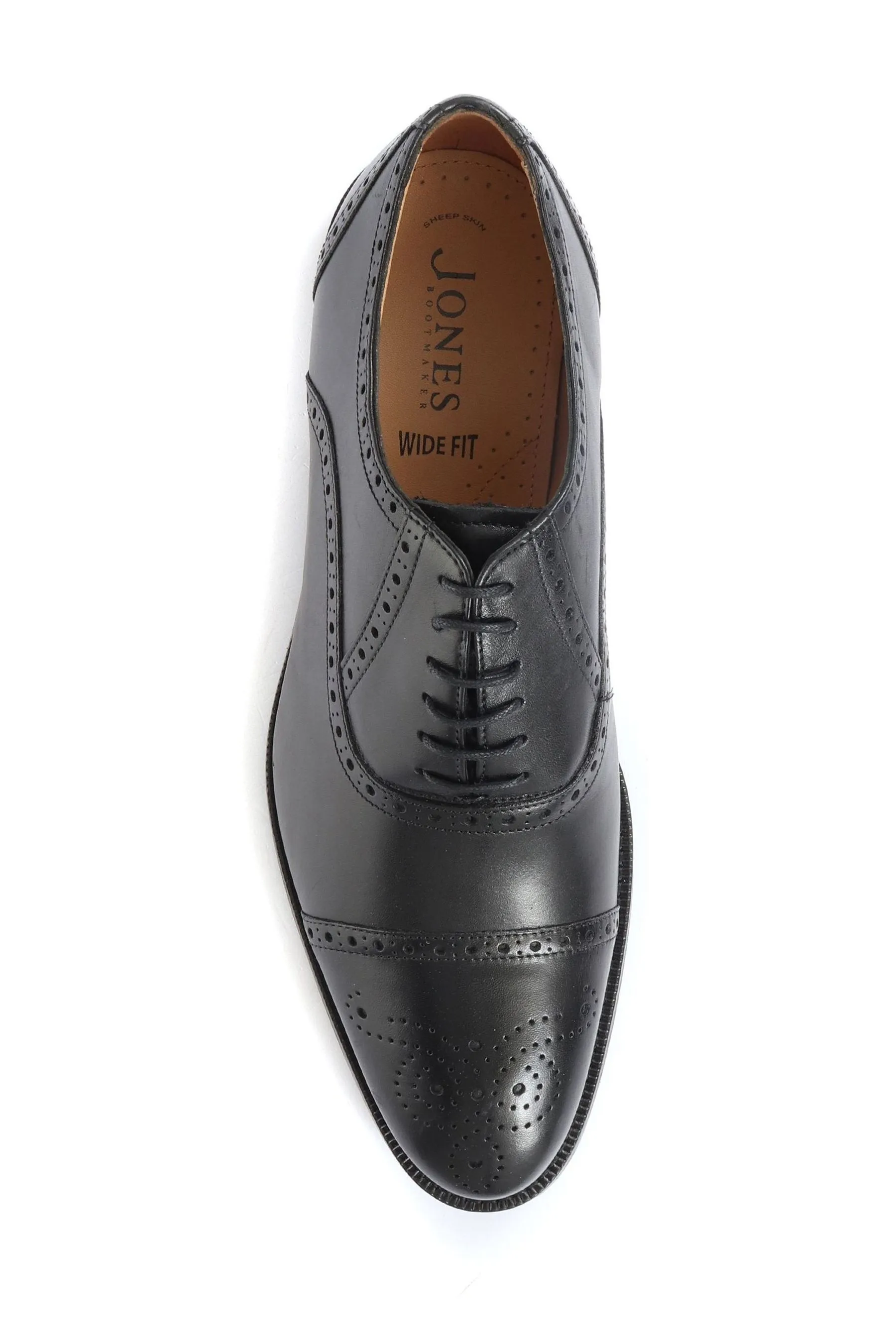 Jones Bootmaker Nero - Gents - Scarpe elegante in pelle Pizzo