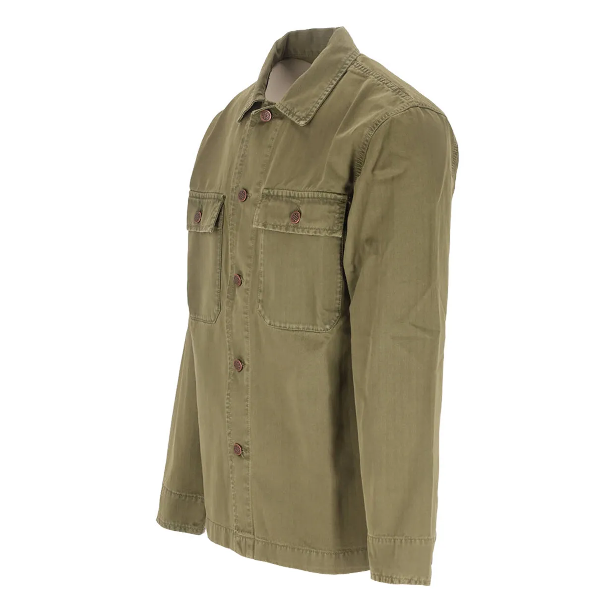 Overshirt Uomo Chesapeake's Willys Verde Militare