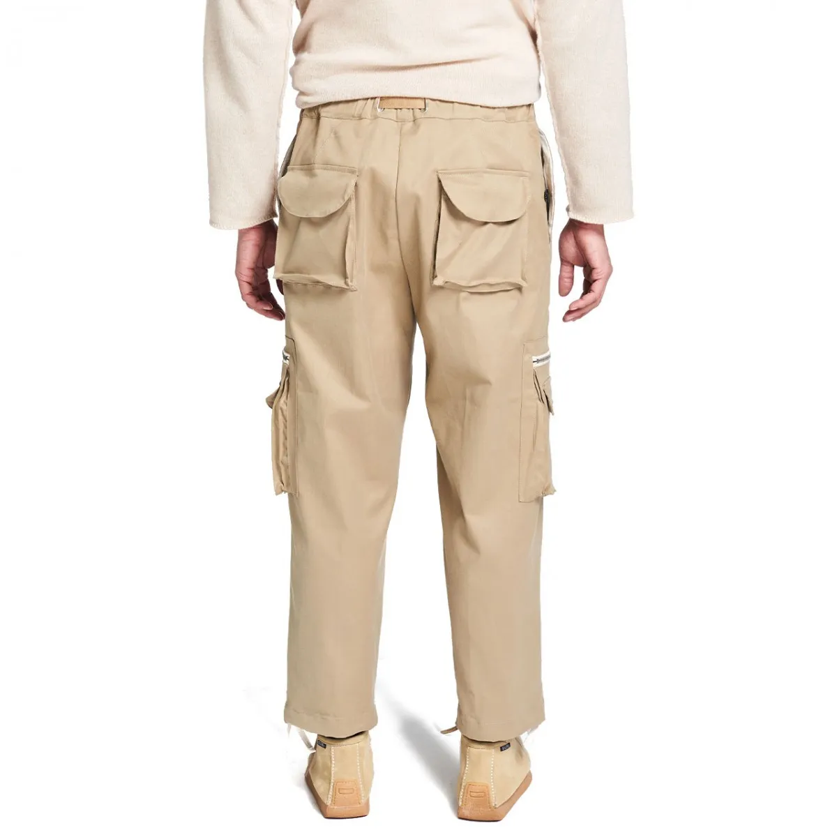 Pantalone Cargo Multitasche In Cotone