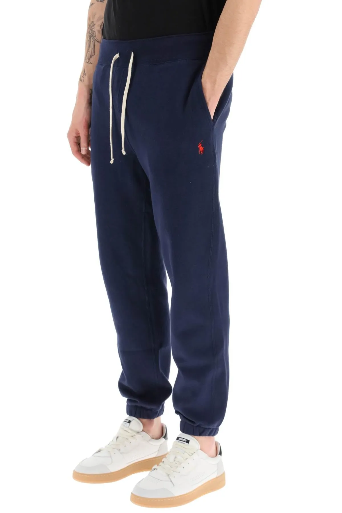 Pantaloni Jogger Con Logo Ricamato