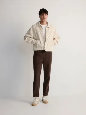 Pantaloni jogger in velluto