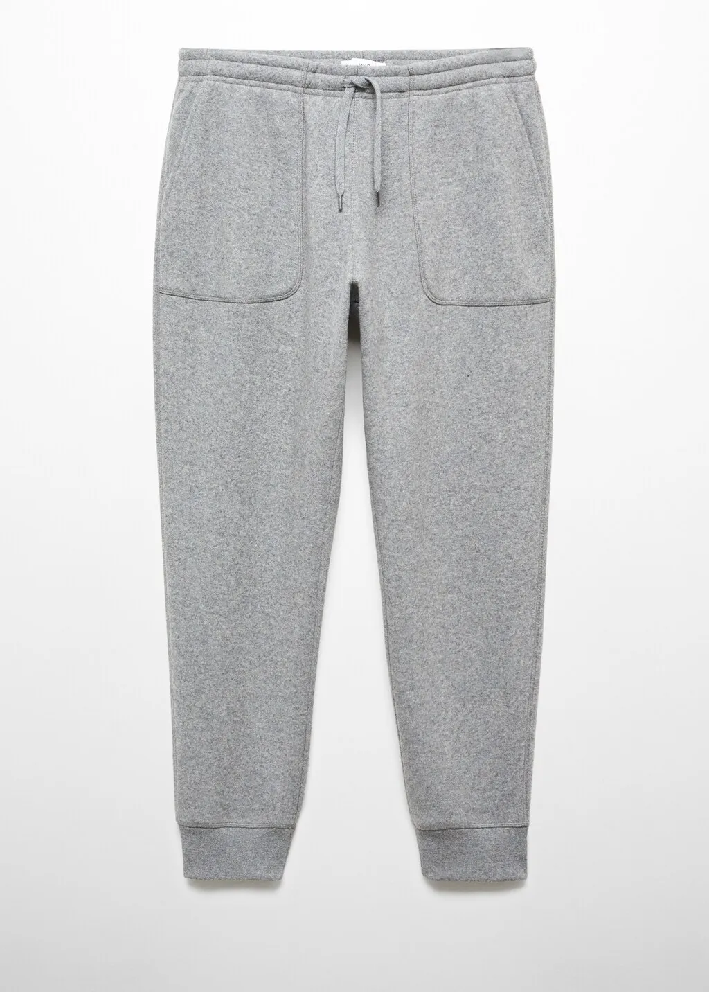 Pantaloni jogger misto lana