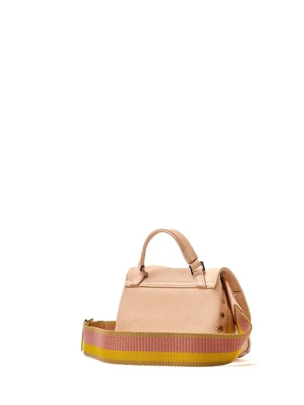 Pink Postina Daily Giorno bag with shoulder strap