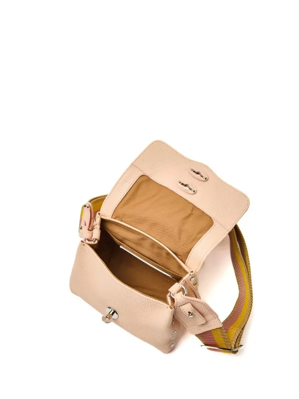 Pink Postina Daily Giorno bag with shoulder strap