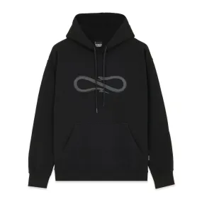 Propaganda Felpa con cappuccio e tasca a marsupio Logo Hoodie 22FWPRFE802-01 nero