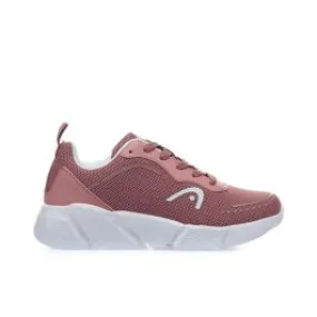 Sneakers donna rosa da running in tessuto