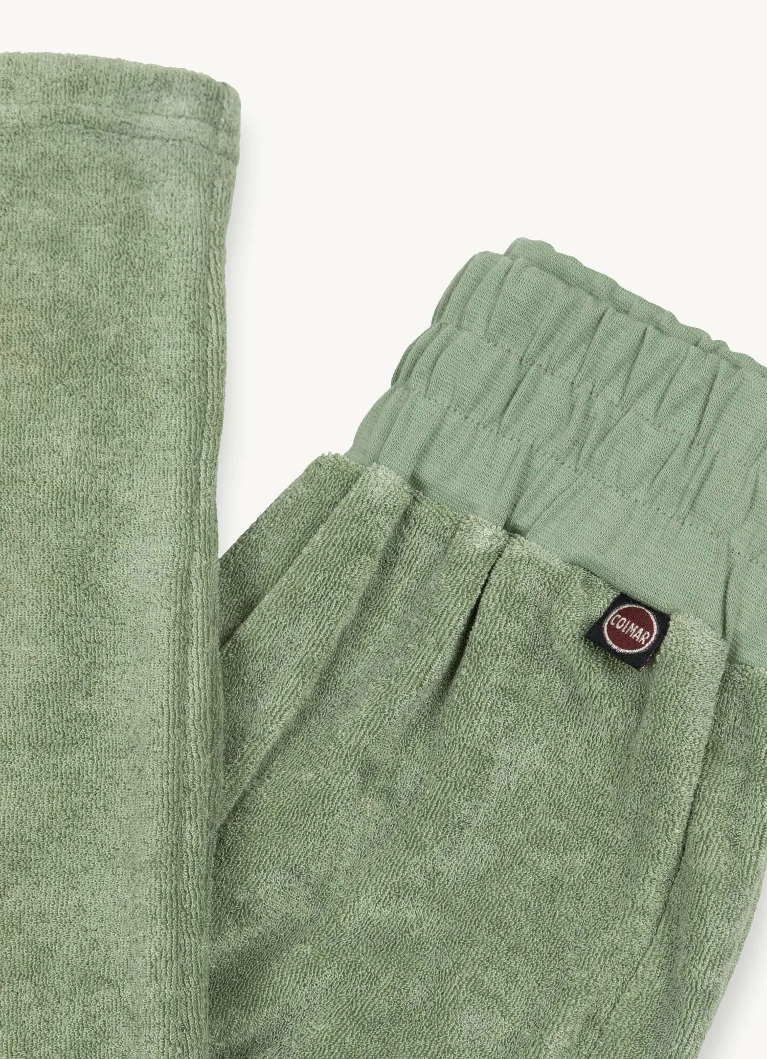 Soft chenille trousers