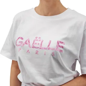 T-Shirt Girocollo In Jersey Stampa Logo