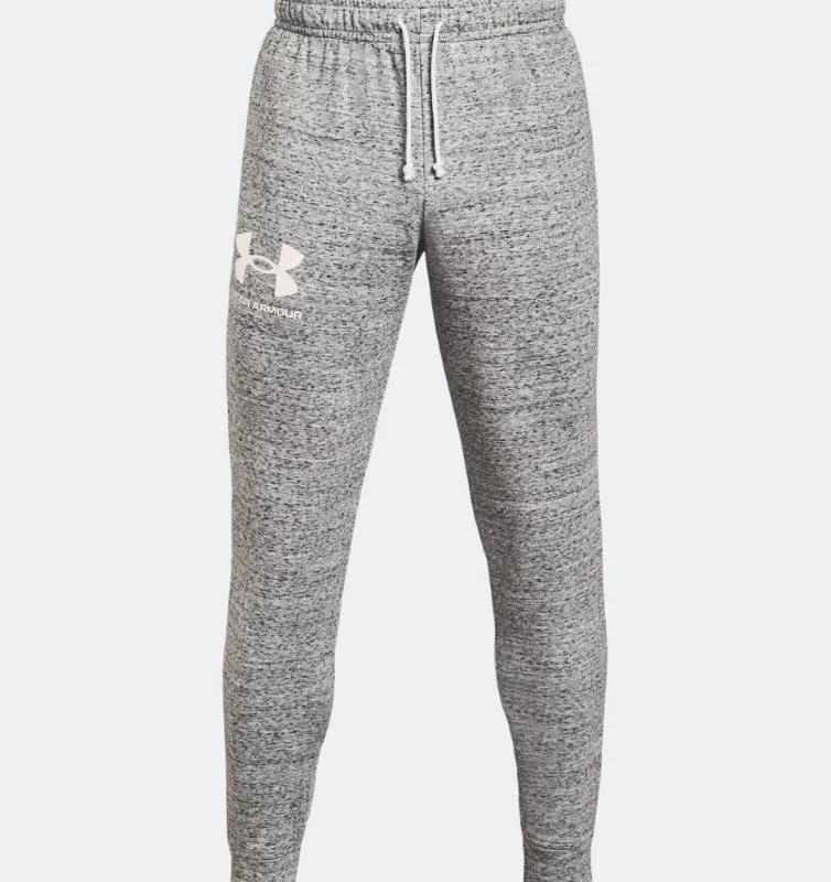 UNDER ARMOUR RIVAL TERRY JOGGER WHITE