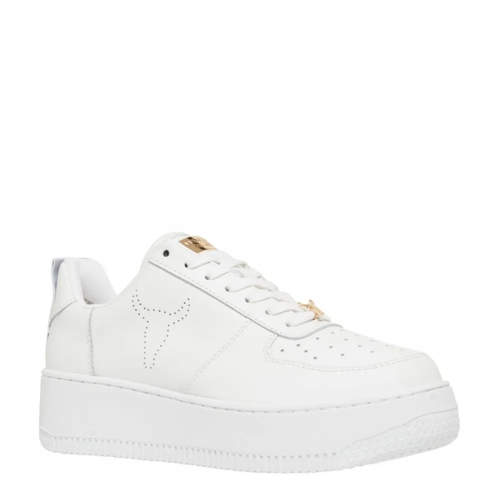 WINDSOR SMITH - RACERR WHITE LEATHER - RACERR-WHT