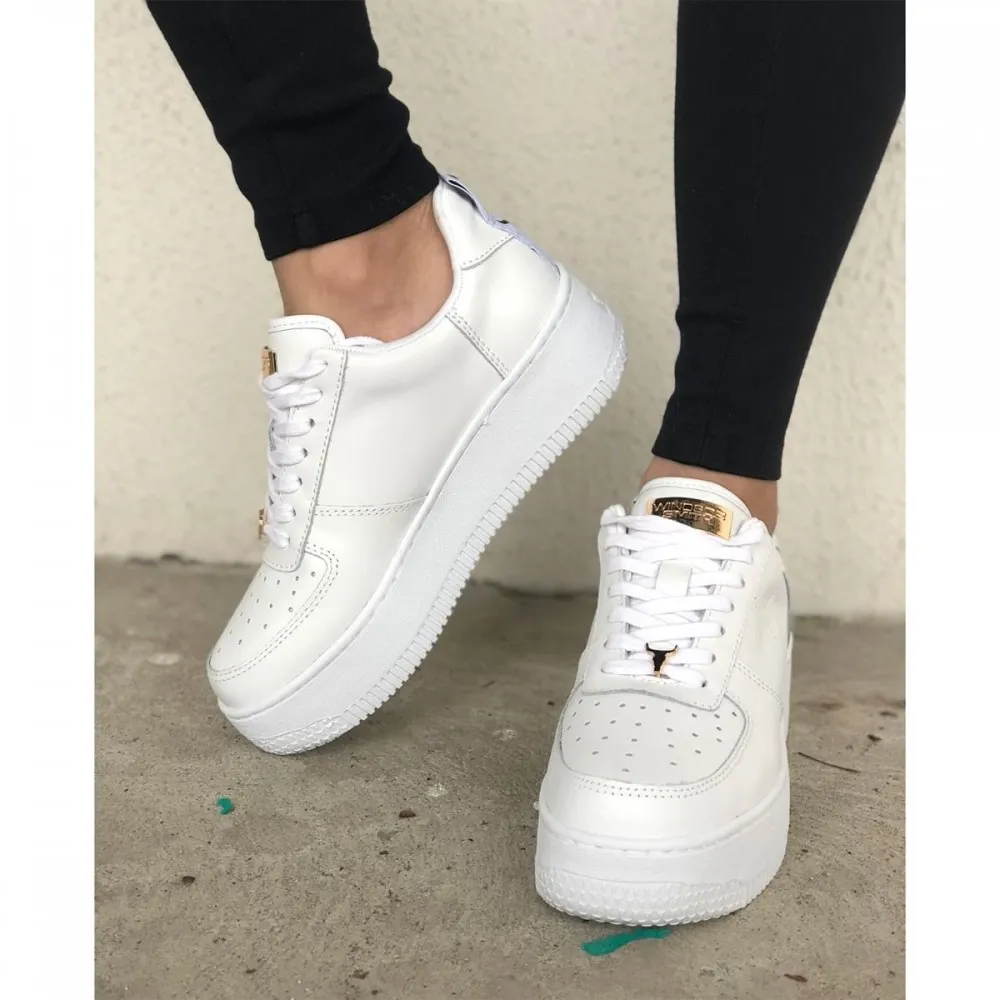 WINDSOR SMITH - RACERR WHITE LEATHER - RACERR-WHT